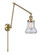 Franklin Restoration One Light Swing Arm Lamp in Antique Brass (405|238ABG192)