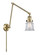 Franklin Restoration One Light Swing Arm Lamp in Antique Brass (405|238ABG182S)
