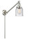 Franklin Restoration One Light Swing Arm Lamp in Brushed Satin Nickel (405|237SNG54)
