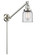 Franklin Restoration One Light Swing Arm Lamp in Brushed Satin Nickel (405|237SNG52)