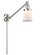 Franklin Restoration One Light Swing Arm Lamp in Brushed Satin Nickel (405|237SNG181S)