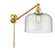 Franklin Restoration One Light Swing Arm Lamp in Satin Gold (405|237SGG74L)