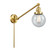 Franklin Restoration One Light Swing Arm Lamp in Satin Gold (405|237SGG2046)