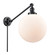 Franklin Restoration One Light Swing Arm Lamp in Matte Black (405|237BKG20112)