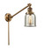 Franklin Restoration LED Swing Arm Lamp in Brushed Brass (405|237BBG58LED)