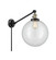 Franklin Restoration One Light Swing Arm in Black Antique Brass (405|237BABG20212)