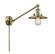 Franklin Restoration LED Swing Arm in Antique Brass (405|237ABM4ABLED)