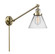 Franklin Restoration One Light Swing Arm Lamp in Antique Brass (405|237ABG42)