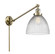 Franklin Restoration LED Swing Arm in Antique Brass (405|237ABG222LED)