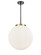 Franklin Restoration LED Pendant in Black Antique Brass (405|2213SBABG20116LED)