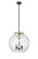 Essex LED Pendant in Black Antique Brass (405|2213SBABG121516LED)