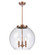 Ballston Three Light Pendant in Antique Copper (405|2213SACG12216)