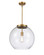 Essex LED Pendant in Brushed Brass (405|2211SBBG12216LED)