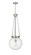Essex One Light Pendant in Satin Nickel (405|2211PSNG20414)