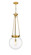 Essex One Light Pendant in Satin Gold (405|2211PSGG20214)
