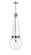 Essex One Light Pendant in Polished Nickel (405|2211PPNG20214)