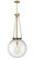 Essex One Light Pendant in Brushed Brass (405|2211PBBG20418)