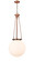 Essex One Light Pendant in Antique Copper (405|2211PACG20116)
