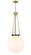Essex One Light Pendant in Antique Brass (405|2211PABG20118)
