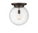 Essex One Light Flush Mount in Oil Rubbed Bronze (405|2211FOBG20414)