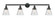 Franklin Restoration Four Light Bath Vanity in Matte Black (405|215BKG64)