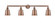 Franklin Restoration Four Light Bath Vanity in Antique Copper (405|215ACM9AC)