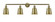 Franklin Restoration Four Light Bath Vanity in Antique Brass (405|215ABM9AB)