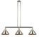 Franklin Restoration Three Light Island Pendant in Polished Nickel (405|213PNM10PN)