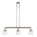 Franklin Restoration Three Light Island Pendant in Polished Nickel (405|213PNG513)