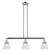Franklin Restoration Three Light Island Pendant in Polished Chrome (405|213PCG64)