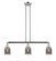 Franklin Restoration Three Light Island Pendant in Polished Chrome (405|213PCG53)