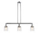 Franklin Restoration Three Light Island Pendant in Polished Chrome (405|213PCG513)