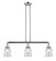 Franklin Restoration Three Light Island Pendant in Polished Chrome (405|213PCG182)