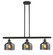 Franklin Restoration Three Light Island Pendant in Oil Rubbed Bronze (405|213OBG73)