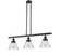 Franklin Restoration Three Light Island Pendant in Oil Rubbed Bronze (405|213OBG44)