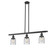 Franklin Restoration LED Island Pendant in Matte Black (405|213BKG54LED)