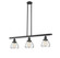 Franklin Restoration LED Island Pendant in Matte Black (405|213BKG172LED)