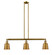 Franklin Restoration LED Island Pendant in Brushed Brass (405|213BBM9BBLED)