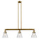 Franklin Restoration LED Island Pendant in Brushed Brass (405|213BBG64LED)
