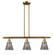 Franklin Restoration LED Island Pendant in Brushed Brass (405|213BBG63LED)