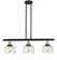 Franklin Restoration Three Light Island Pendant in Black Antique Brass (405|213BABG72)