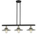 Franklin Restoration Three Light Island Pendant in Black Antique Brass (405|213BABG2)