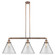 Franklin Restoration LED Island Pendant in Antique Copper (405|213ACG42LLED)