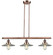 Franklin Restoration Three Light Island Pendant in Antique Copper (405|213ACG2)