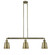 Franklin Restoration Three Light Island Pendant in Antique Brass (405|213ABM9AB)