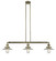 Franklin Restoration LED Island Pendant in Antique Brass (405|213ABG2LED)