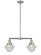 Franklin Restoration Two Light Island Pendant in Brushed Satin Nickel (405|209SNG534)