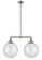 Franklin Restoration LED Island Pendant in Brushed Satin Nickel (405|209SNG20212LED)