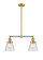 Franklin Restoration LED Island Pendant in Satin Gold (405|209SGG64LED)