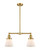 Franklin Restoration LED Island Pendant in Satin Gold (405|209SGG61LED)